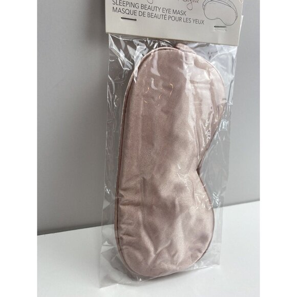 Pink Satan Silk Sleeping Mask Night Eye Cover for bedtime, Travel Brand New! - Picture 3 of 8